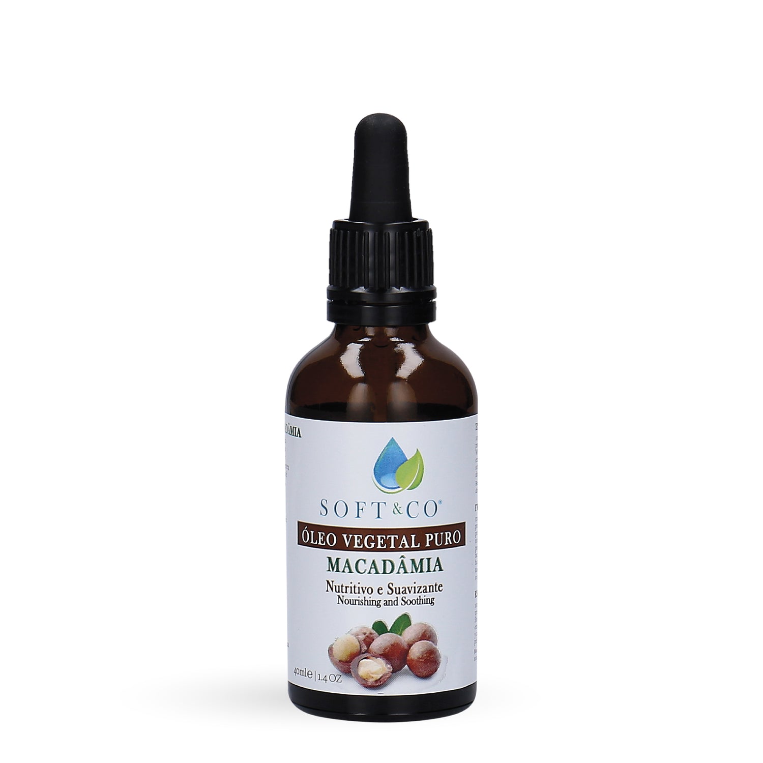 Óleo vegetal puro de Macadâmia 40ml